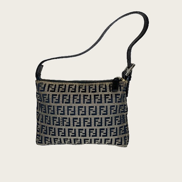 Vintage Fendi Zucca Hand Bag - Picture 2 of 4